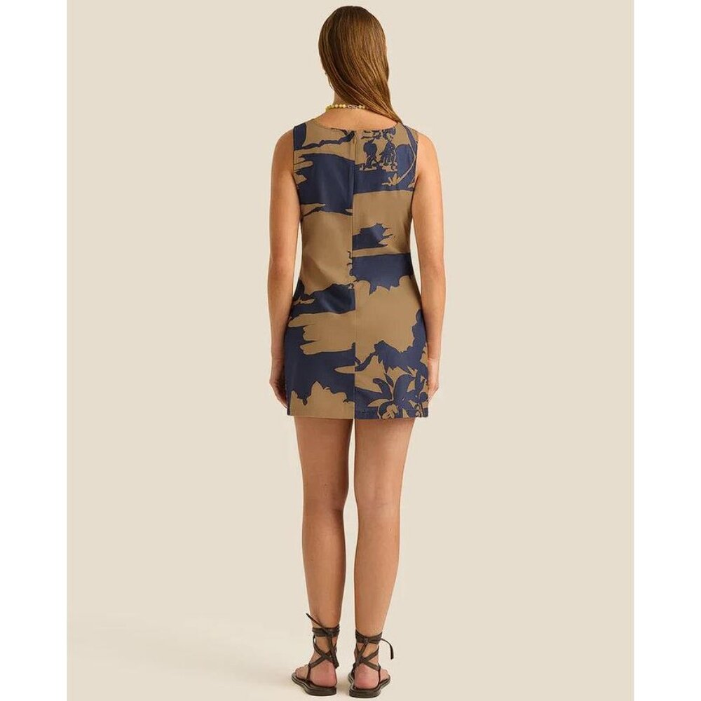 Soleil Soleil Women's Lola Mini Dress Koa Size 4 View 2